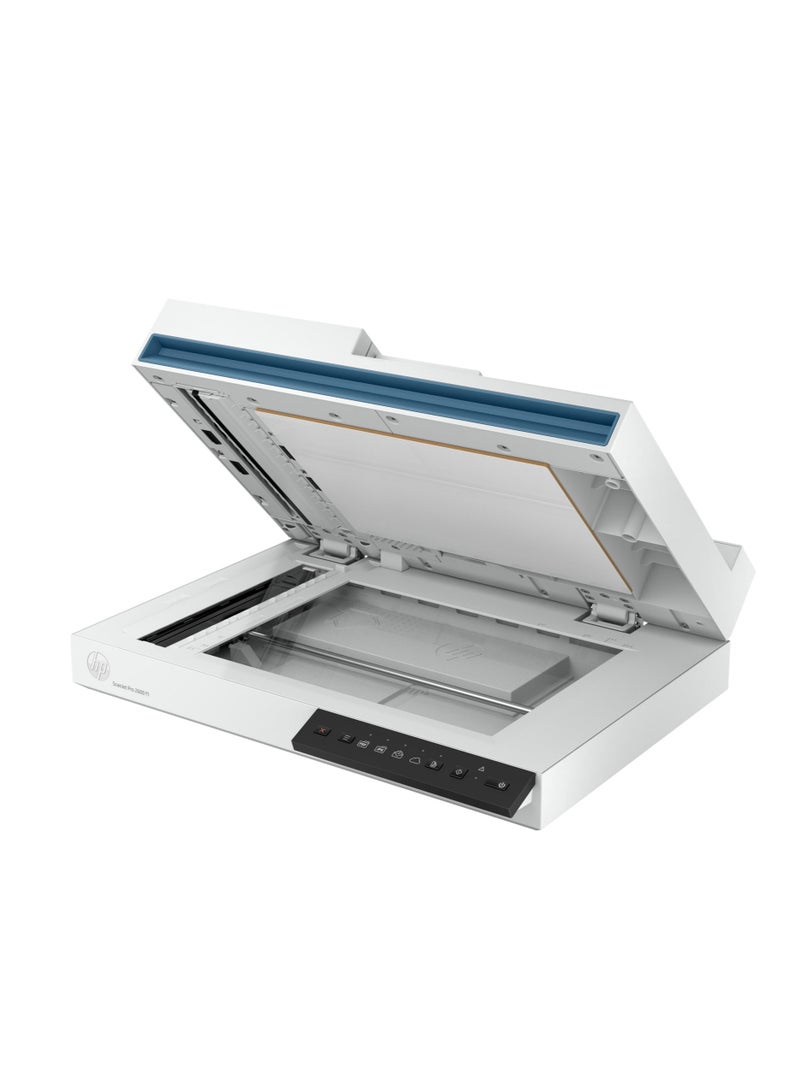 HP - HP ScanJet Pro 2600 f1 (20G05A) White - Image 1