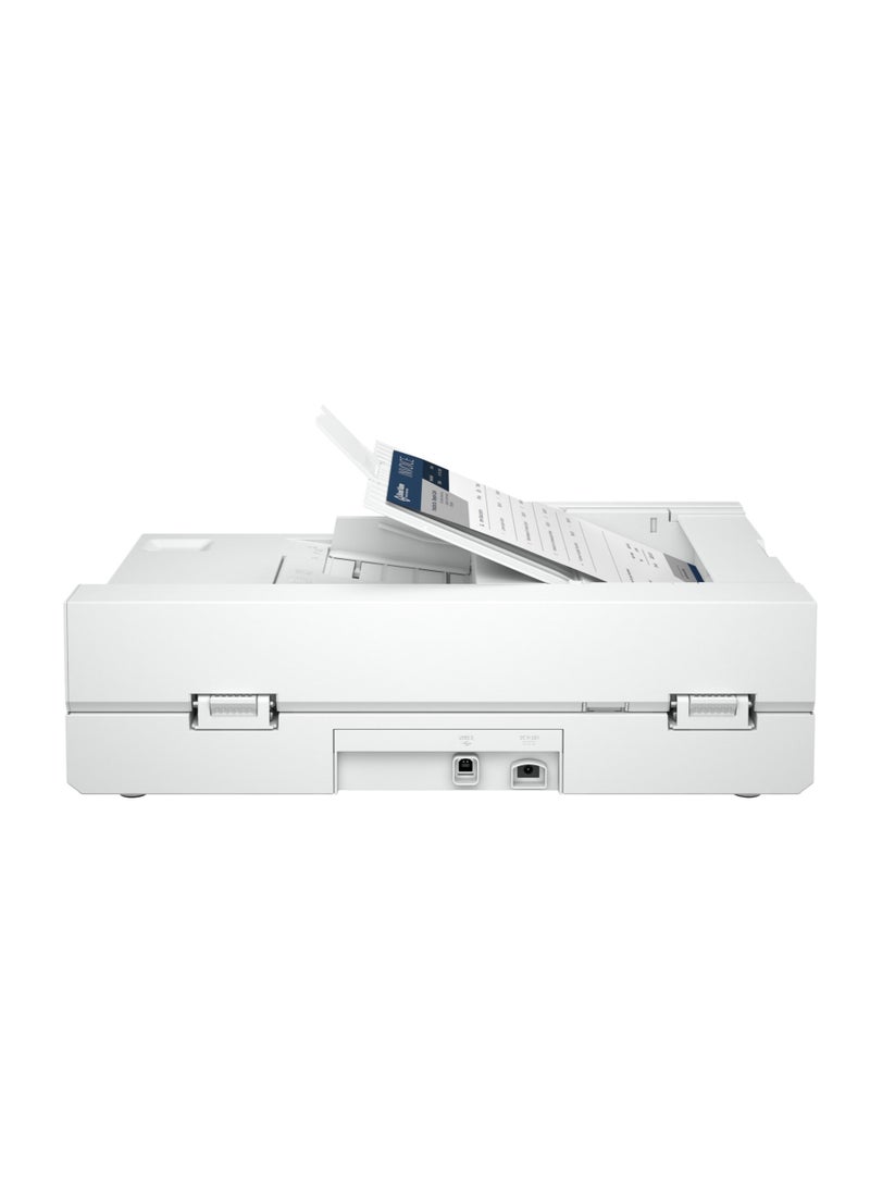 HP - HP ScanJet Pro 2600 f1 (20G05A) White - Image 1
