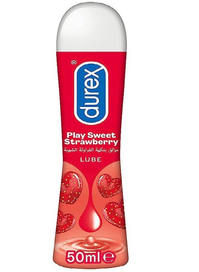 Durex Play Sweet Strawberry Lube 50ml  - Image 1