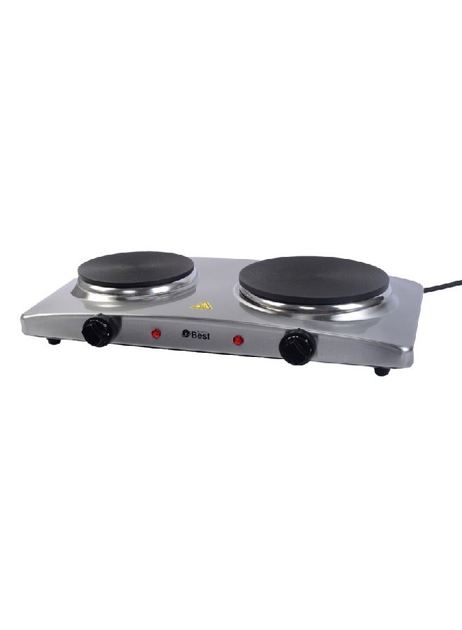 Techno Best Electric Cooking Hot Plate Stove BHP-002 Silver  - Image 2