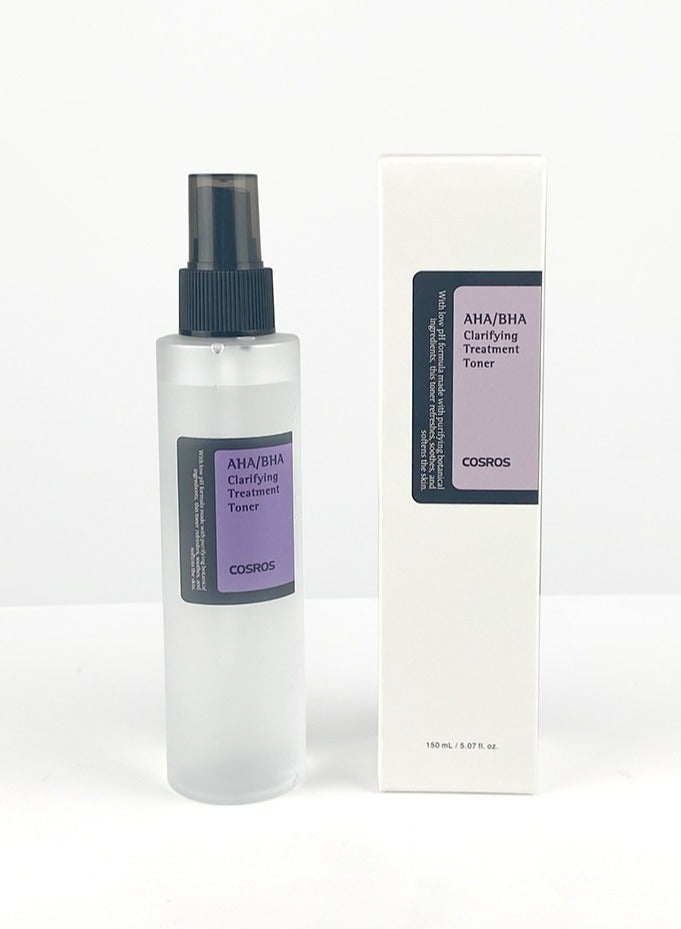 Cosrx - AHA/BHA Treatment Toner 5.07 Fl.oz/ 150Ml, Facial Exfoliating Spray For Whiteheads, Pores, And Uneven Skin, Korean Toner, Not Tested On Animals, No Parabens, No Sulfates, Korean Skincare 150ml - Image 1
