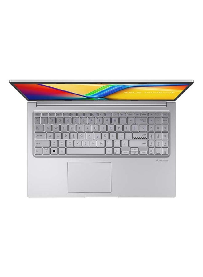 ASUS - X1504VA-NJ107 Laptop With 15.6-inch Full HD Display, Core i7-1355U Processor/16GB RAM/1TB SSD/DOS(Without Windows)/Intel UHD Graphics/ English/Arabic Cool Silver - Image 1
