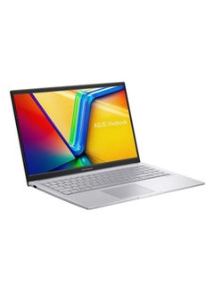 أسوس لابتوب X1504VA-NJ107 بشاشة عالية الدقة مقاس 15.6 بوصة ومعالج كور i7-1355U وذاكرة وصول عشوائي رام سعة 16 جيجابايت ومحرك أقراص اس اس دي سعة 1 تيرابايت و بدون ويندوز وبطاقة رسومات إنتل فائقة الوضوح الإنجليزية/العربية فضي هادئ  - Image 2