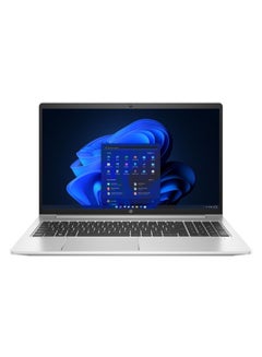 HP 450 G9 ProBook Laptop With 15.6-inch Full HD Display, Core i5-1235U Processor/8GB RAM/256GB SSD/DOS(Without Windows)/Intel UHD Graphics/ English/Arabic Silver  - Image 1