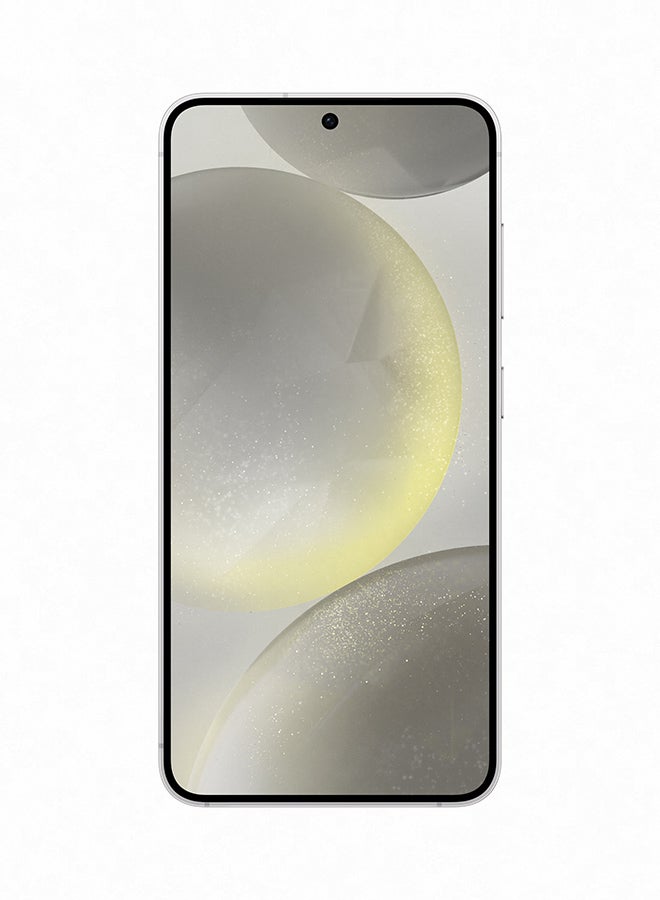 سامسونج - هاتف Galaxy S24 ثنائي الشريحة بلون رمادي رخامي وذاكرة وصول عشوائي (RAM) سعة 8 جيجابايت وذاكرة داخلية 256 جيجابايت يدعم تقنية 5G - إصدار عالمي - Image 1