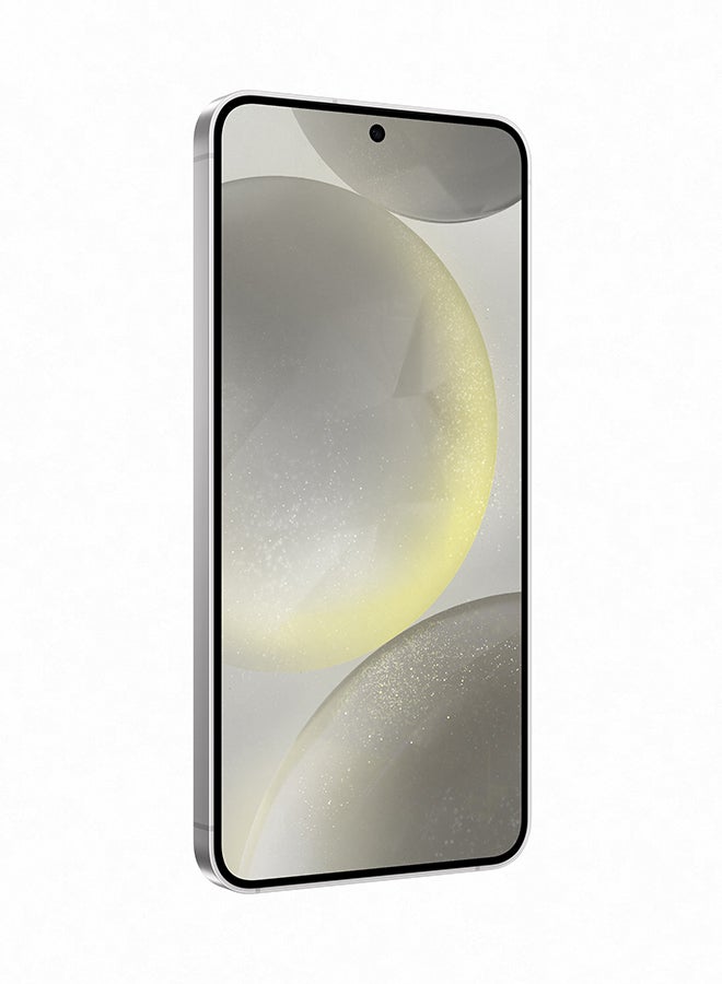 سامسونج - هاتف Galaxy S24 ثنائي الشريحة بلون رمادي رخامي وذاكرة وصول عشوائي (RAM) سعة 8 جيجابايت وذاكرة داخلية 256 جيجابايت يدعم تقنية 5G - إصدار عالمي - Image 1