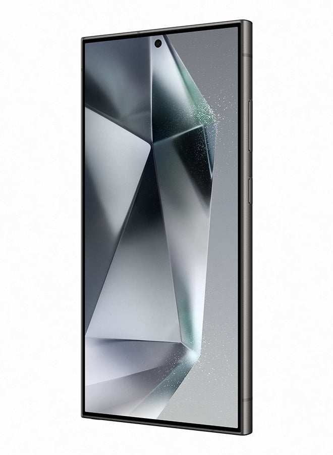 سامسونج - هاتف Galaxy S24 Ultra ثنائي الشريحة بلون أسود تيتانيوم وذاكرة وصول عشوائي (RAM) سعة 12 جيجابايت وذاكرة تخزين داخلية 256 جيجابايت يدعم تقنية 5G - إصدار عالمي - Image 1