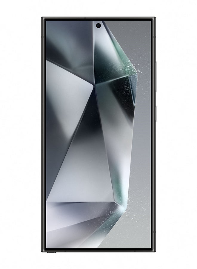 سامسونج - هاتف Galaxy S24 Ultra ثنائي الشريحة بلون أسود تيتانيوم وذاكرة وصول عشوائي (RAM) سعة 12 جيجابايت وذاكرة تخزين داخلية 256 جيجابايت يدعم تقنية 5G - إصدار عالمي - Image 1