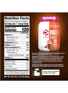 Dy ISO 100 1.4lb Dunkin Mocha Latte 20 serving 660 Grams - pnsku/N70036984V/45/_/1704873707/ce99147d-26b2-420a-8e86-98f7113bd987