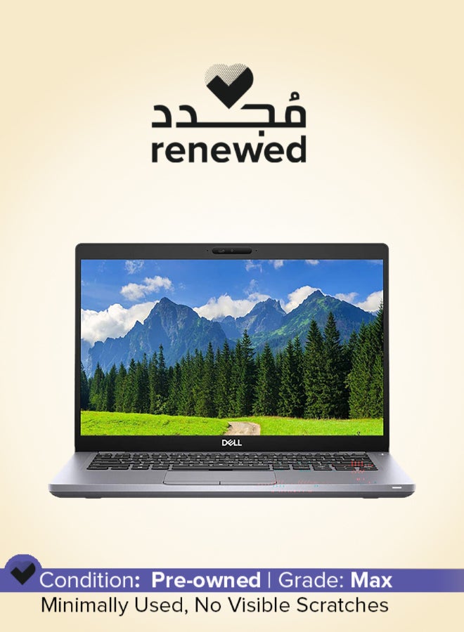 Renewed - Latitude 5410 Notebook With 14-Inch Display,Core i5 i5-10210U/10th Gen/1.6GHz Quad-core (4 Core)/8GB RAM/256GB SSD English Grey