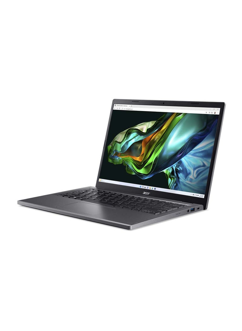 Acer - Aspire 5 A515 Notebook With 13th Gen Intel Core i7-13620H 10 Cores Upto 4.9GHz/16GB DDR4 RAM/1TB SSD Storage/4GB Nvidia RTX2050 Graphics/15.6 Inch FHD IPS Slim Bezel Display English/Arabic Steel Gray - Image 1