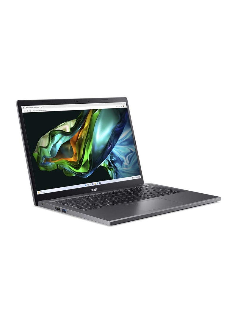 Acer - Aspire 5 A515 Notebook With 13th Gen Intel Core i7-13620H 10 Cores Upto 4.9GHz/16GB DDR4 RAM/1TB SSD Storage/4GB Nvidia RTX2050 Graphics/15.6 Inch FHD IPS Slim Bezel Display English/Arabic Steel Gray - Image 1