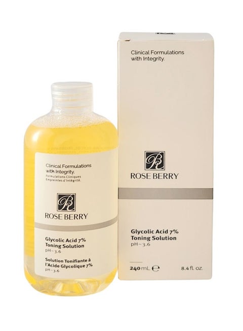 Glycolic Acid 7 Percent Toning Solution Clear 240ml