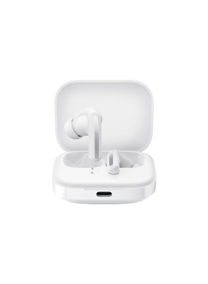 Redmi Buds 5 | Bluetooth Wireless Earbuds With Active Noise Cancellation | Bluetooth 5.3 | Up To 40 Hour Battery | Multi-Functional Touch Control White