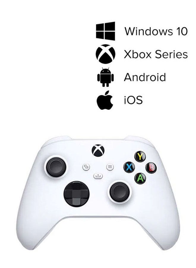 وحدة تحكم Xbox اللاسلكية لأجهزة Xbox Series X|S وXbox One وWindows10/11 وAndroid وiOS - أبيض (الإصدار الدولي) - pnsku/N70037066V/45/_/1704940289/16ffd3f2-3edd-48c1-adae-ec5e70734458