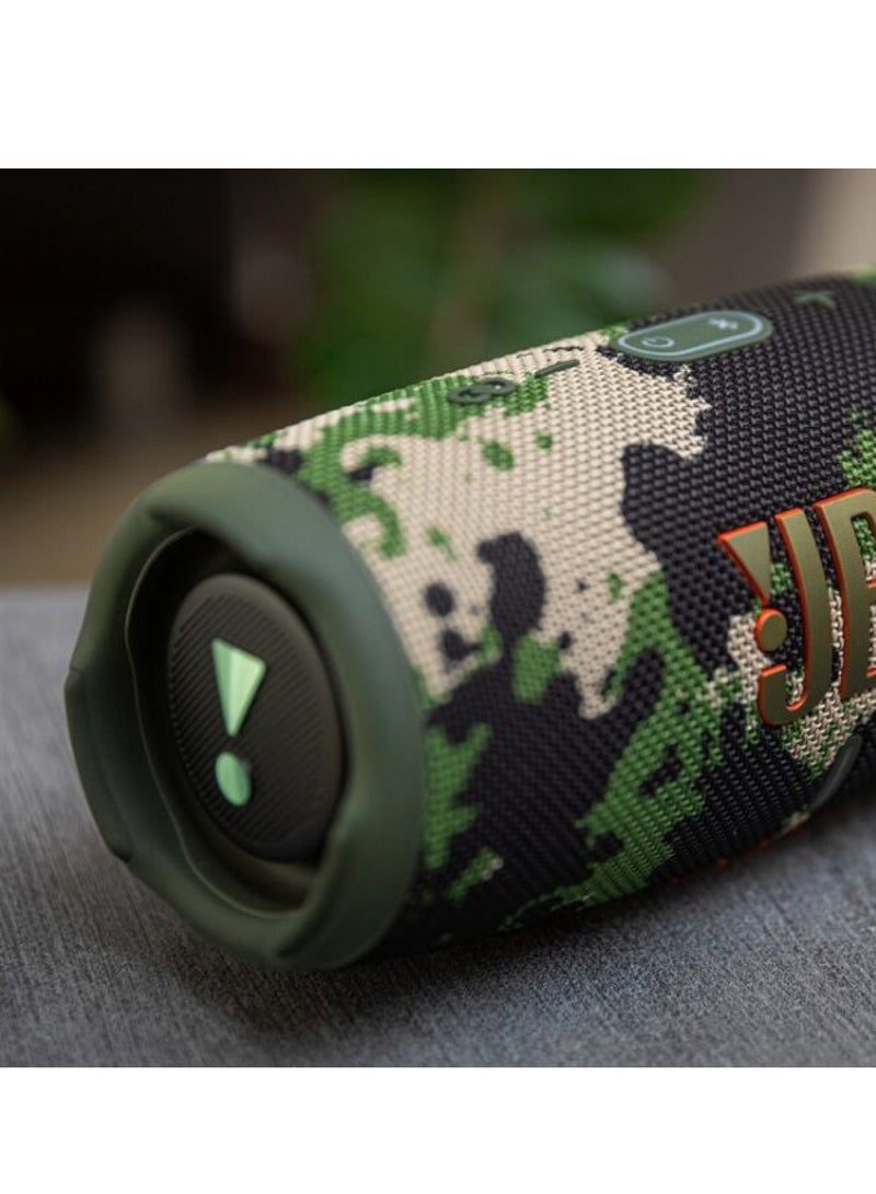 JBL - Charge 5 Splashproof Portable Bluetooth Speaker Squad - Image 1