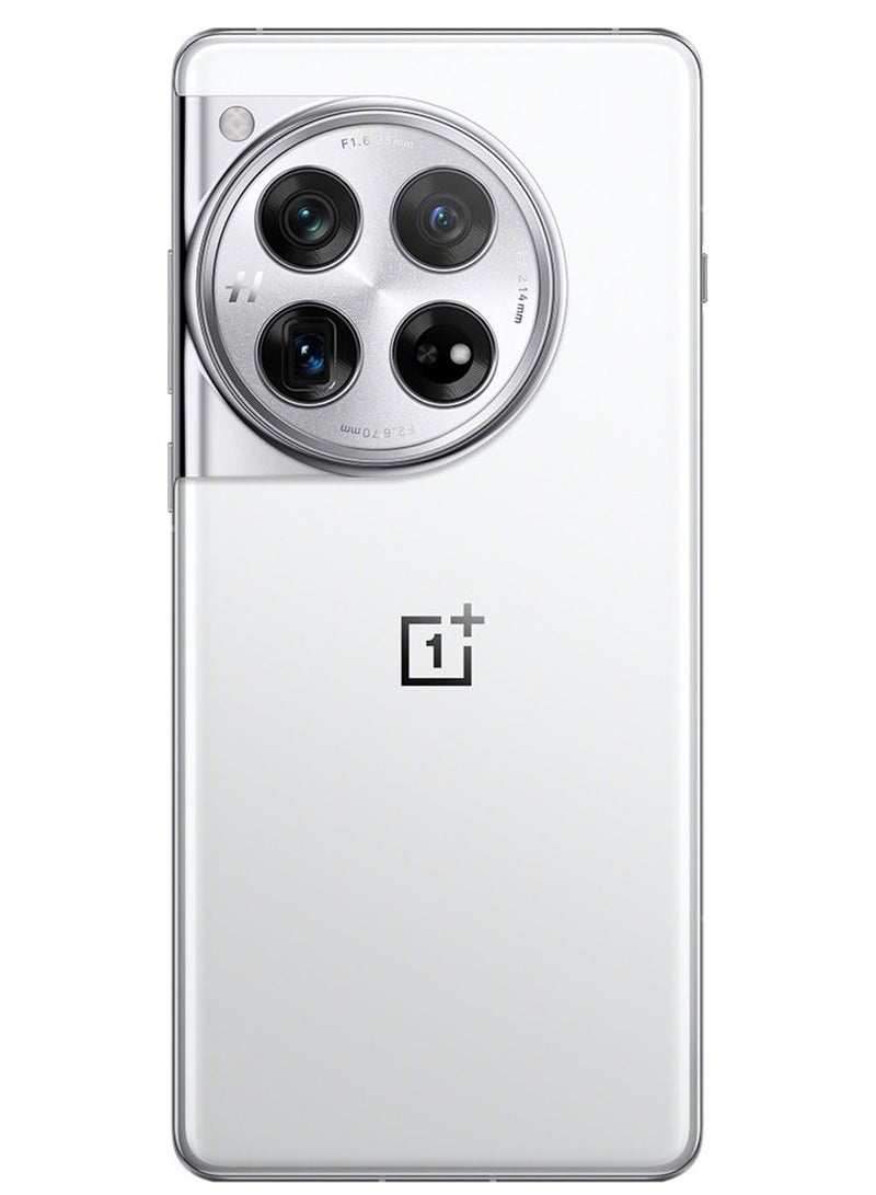 OnePlus - 12 5G 12GB+256GB Smartphone Snapdragon 8 Gen 3 6.82″ AMOLED Display 50MP LYT-808 OIS 5400mAh 100W SuperVooc NFC, White China Version - Image 1