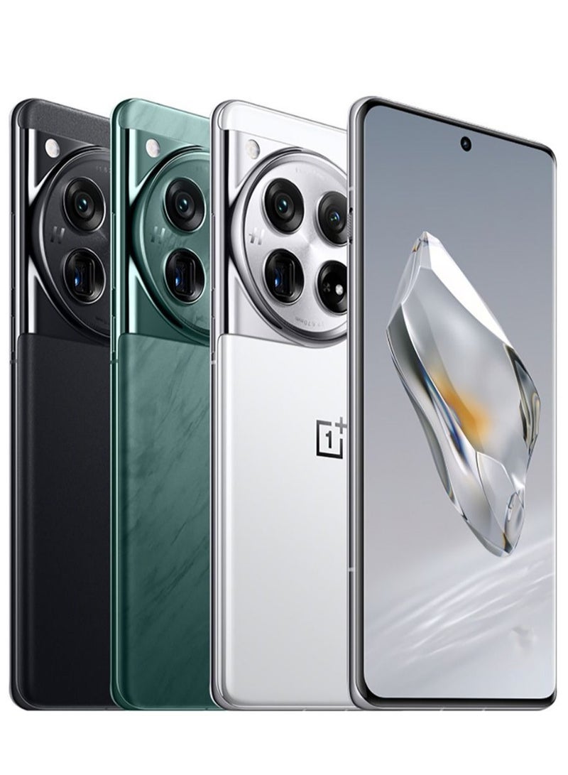 OnePlus - 12 5G 12GB+256GB Smartphone Snapdragon 8 Gen 3 6.82″ AMOLED Display 50MP LYT-808 OIS 5400mAh 100W SuperVooc NFC, White China Version - Image 1
