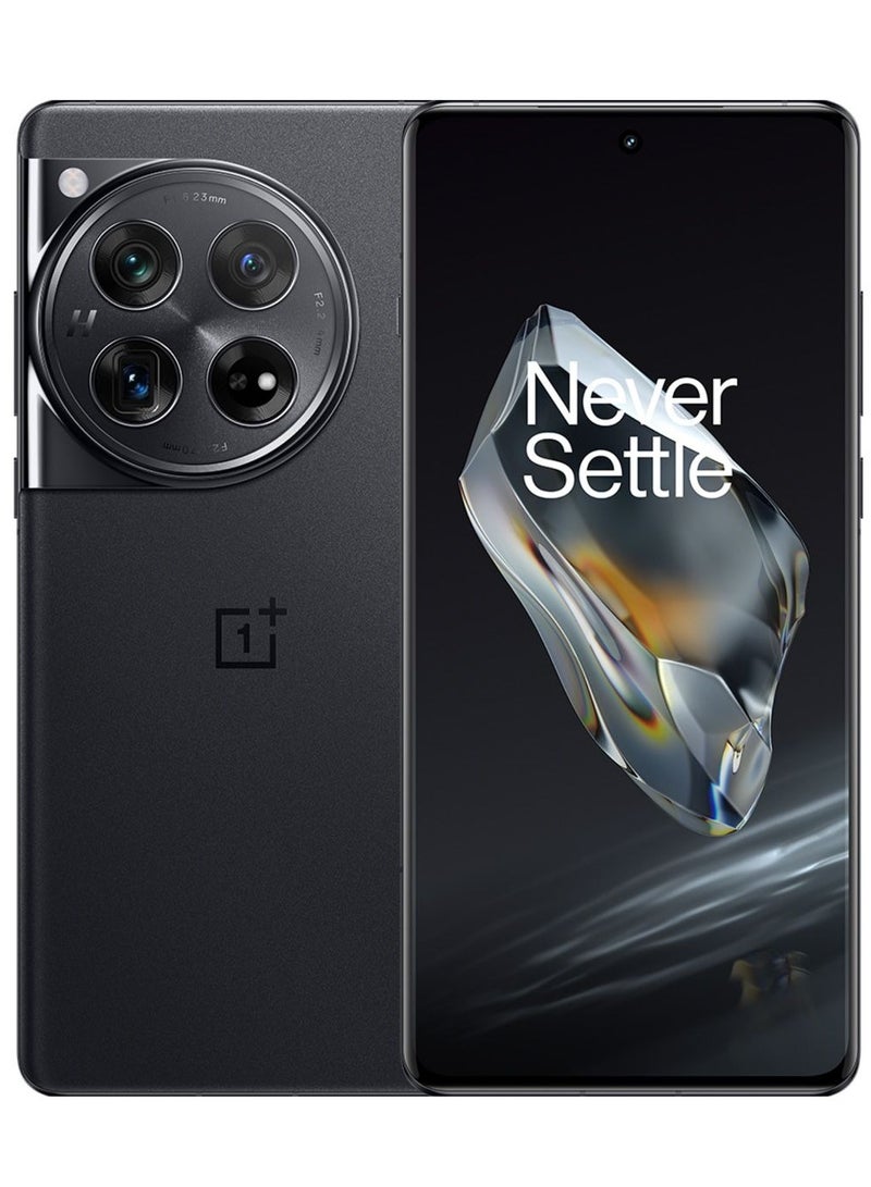 OnePlus - 12 5G 12GB+256GB Smartphone Snapdragon 8 Gen 3 6.82″ AMOLED Display 50MP LYT-808 OIS 5400mAh 100W SuperVooc NFC, Black China Version - Image 1