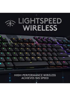 Logitech Logitech G Logitech G915 Tkl Tenkeyless Lightspeed Wireless Rgb Mechanical Gaming Keyboard, Low Profile Switch Options, Lightsync Rgb, Advanced And Bluetooth Support - Us Tactile Black  - Image 2