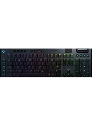 Logitech G Logitech G915 LIGHTSPEED RGB Mechanical Gaming Keyboard, Low Profile GL Clicky Key Switch, LIGHTSYNC RGB, Advanced LIGHTSPEED Wireless and Bluetooth Support - Clicky - pnsku/N70037127V/45/_/1704964739/1c3004d6-262a-4ed3-8c28-ee43d341598e