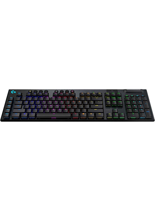 لوجيتيك - لوحة مفاتيح الألعاب الميكانيكية Logitech G Logitech G915 LIGHTSPEED RGB، مفتاح مفتاح GL Clicky منخفض المستوى، LIGHTSYNC RGB، دعم LIGHTSPEED اللاسلكي والبلوتوث المتقدم - Clicky - Image 1