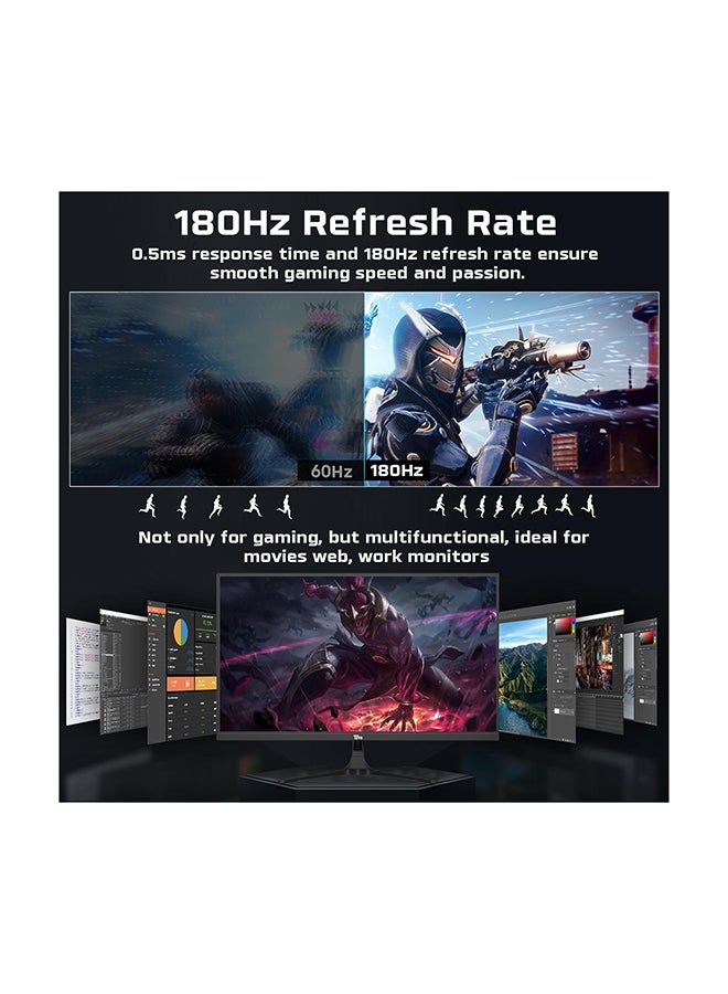 TWISTED MINDS - 27-Inch Flat Gaming Monitor, FHD 1920 x 1080, 0.5ms Response Rate, HDR, 192Hz Refresh Rate, Fast IPS, Experience Smooth, Blur-Free Gaming, Multiple I/O & HDMI 2.1 Black - Image 1