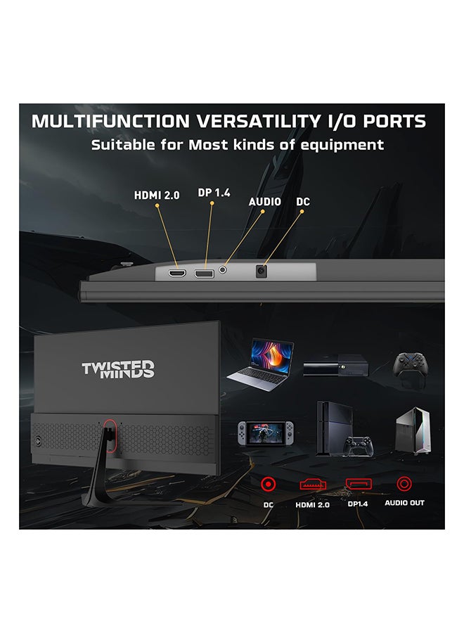 TWISTED MINDS - 27-Inch Flat Gaming Monitor, FHD 1920 x 1080, 0.5ms Response Rate, HDR, 192Hz Refresh Rate, Fast IPS, Experience Smooth, Blur-Free Gaming, Multiple I/O & HDMI 2.1 Black - Image 1
