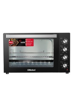 Nobel 7 In 1 Electric Oven With 4 Control Knobs, 70-250° Adjustable Temperature Control, 120 Min Timer With Bell Ring And Thermostat For Up Heating 120 L 2800 W NEO135PRO Black  - Image 2
