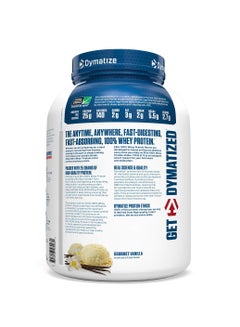 Dymatize Elite 100% Whey Protein Powder Gourmet Vanilla 5Lb  - Image 2