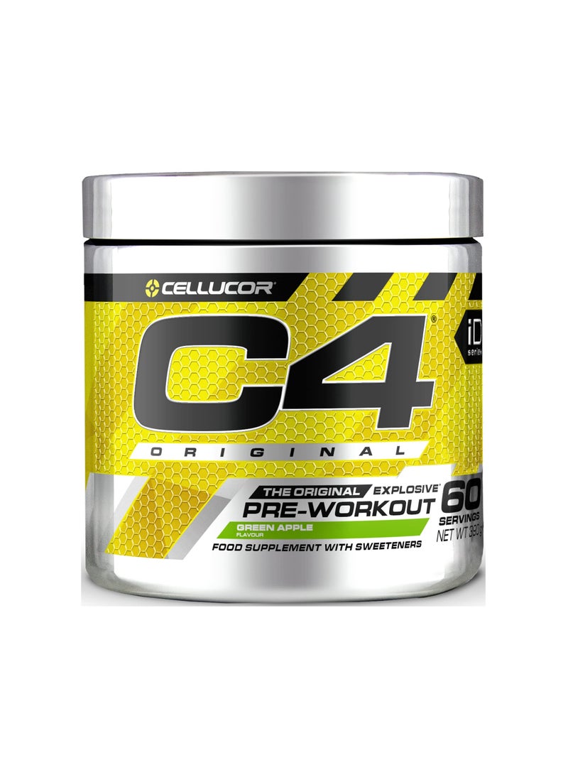 CELLUCOR - C4 Original Explosive Pre-Workout, Green Apple Flavor, 60 Servings - Image 1