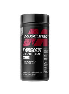 ماسل تيك Hydroxycut Hardcore Elite 100 كبسولة حرارية سريعة الإصدار  - Image 1