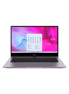 Matebook B3-420 With 14-inch Full HD (1920x1080) Display, Intel Core i5-1135G7 Processor/16GB RAM/512GB SSD M.2/Windows 10 Pro/Intel Iris Xe Graphics/ English/Arabic Space Grey