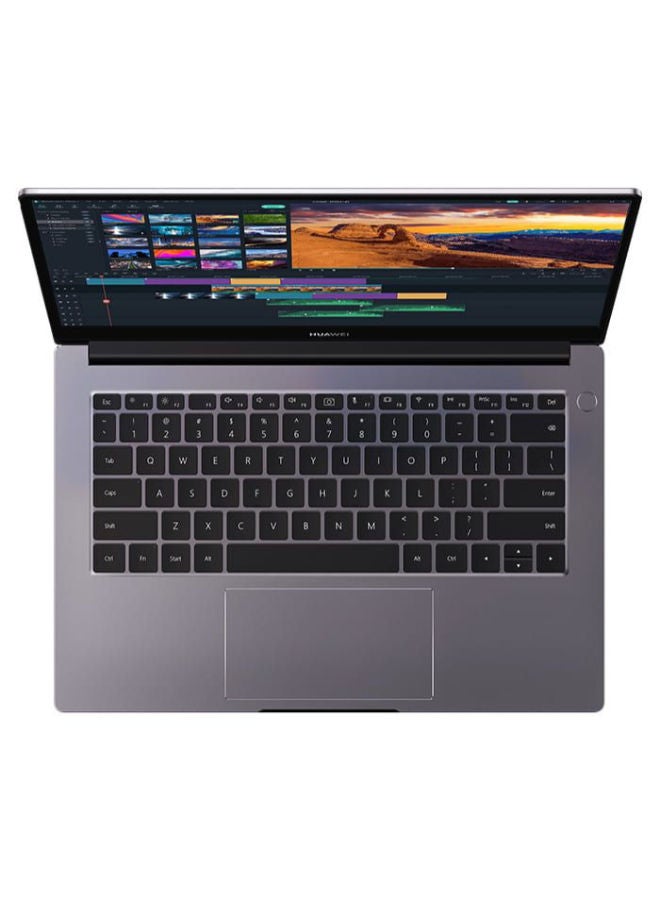 HUAWEI - Matebook B3-420 With 14-inch Full HD (1920x1080) Display, Intel Core i5-1135G7 Processor/16GB RAM/512GB SSD M.2/Windows 10 Pro/Intel Iris Xe Graphics/ English/Arabic Space Grey - Image 1