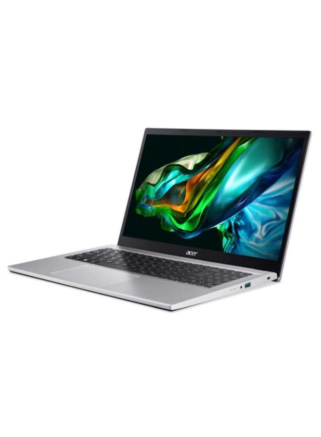 Aspire 3 A315 With 15.6-inch Full HD (1980x1080) Display, Ryzen 7-5700U Processor/8GB Ram/512GB SSD M.2/DOS(Without Windows)/AMD Radeon Graphics/ English/Arabic Silver - pnsku/N70037237V/45/_/1705003267/2283f029-1c7b-4cb9-9b76-439324e80bd6