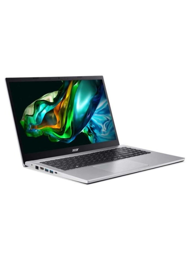 Aspire 3 A315 With 15.6-inch Full HD (1980x1080) Display, Ryzen 7-5700U Processor/8GB Ram/512GB SSD M.2/DOS(Without Windows)/AMD Radeon Graphics/ English/Arabic Silver - pnsku/N70037237V/45/_/1705003268/c8168651-d096-4ddd-9399-078c1b9c6cd3