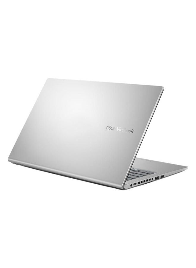 ASUS - Vivobook X1500E LAptop With 15.6-inch Full HD (1920x1080) Display, Intel Core i5-1135G7 Processor/4GB RAM/256GB SSD M.2 + 16GB/DOS(Without Windows)/Intel Iris Xe Graphics/ English/Arabic Silver - Image 1