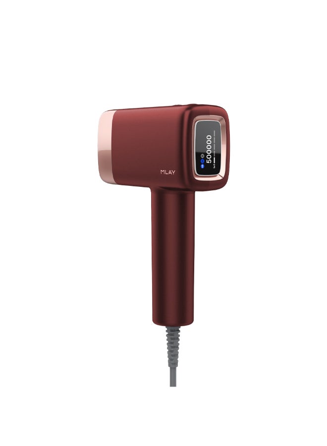 ملاي جهاز إزالة الشعر بالليزر T14 مزود بتقنية IPL ووظيفة التبريد لإزالة الشعر بدون ألم باللون الأحمر - Image 4