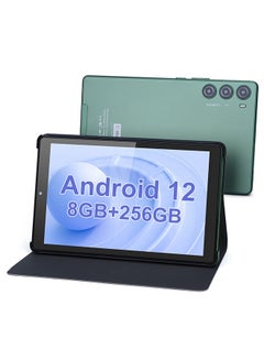 C idea 9 Inches Android 12 Tablets WiFi  256Gb Rom, 1280 * 800 IPS Touch Screen, 8000mAh Battery Working Gaming Green 