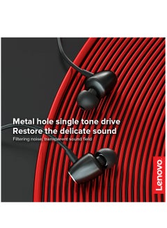 Lenovo HE05x Wireless Bluetooth 5.0 In-Ear Neckband Earphones With Mic Black  - Image 2