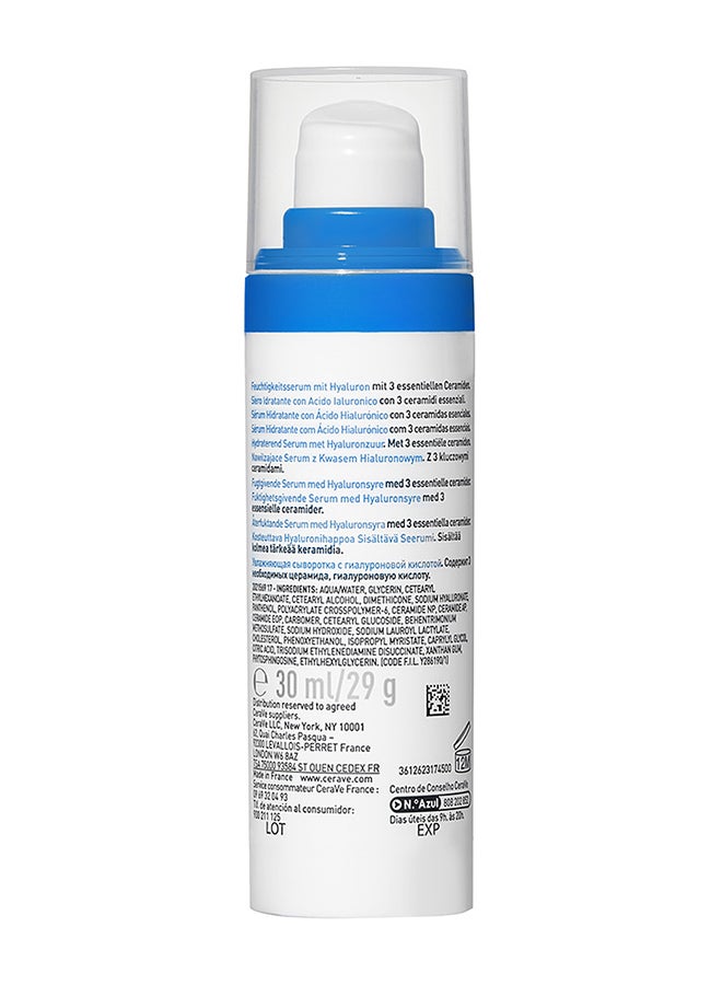 CeraVe - Hydrating Hyaluronic Acid Serum For Dry Skin White 30ml - Image 1