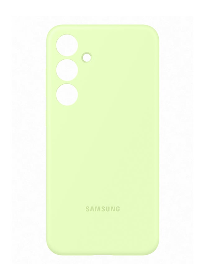 سامسونج S24 Plus Silicone Case Lime - Image 4