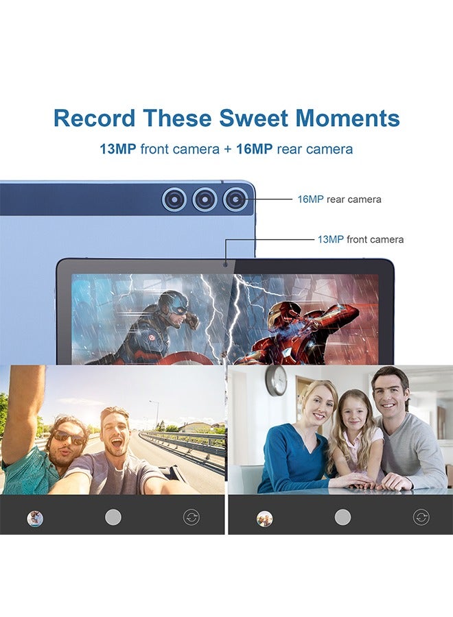 C idea - 10.1 Inch Android Tablet Pc 12 Dual Camera 8GB Ram 512GB Bluetooth Fntastic Blue - Image 1