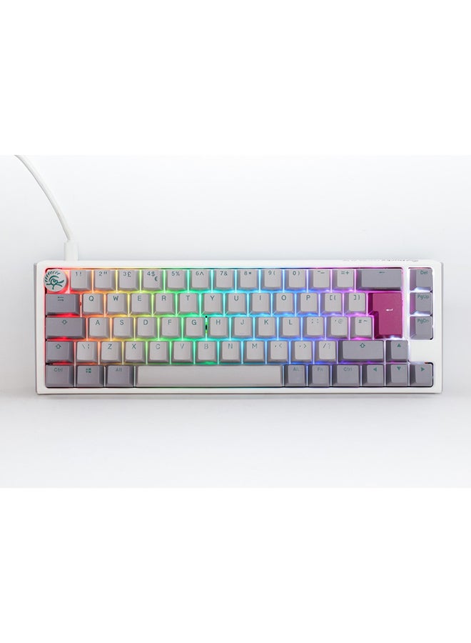 داكي Ducky One 3 Mist SF 65% USB RGB Mechanical Gaming Keyboard Cherry  Red Switch  - Image 1