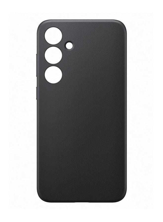 سامسونج Smapp S24 Plus Vegan Leather Case Black - Image 5