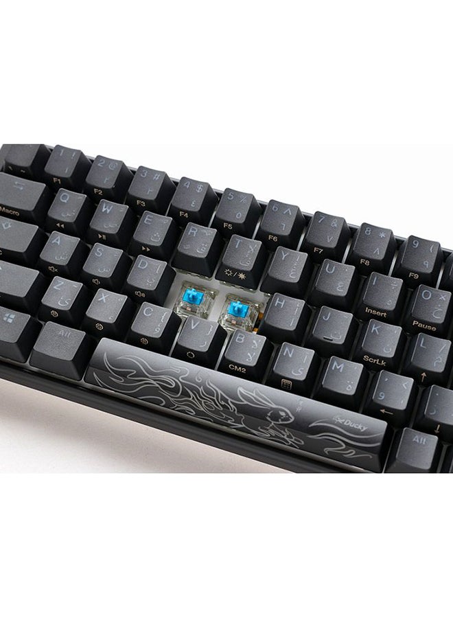 داكي Ducky One 3 Classic أسود/أبيض صغير 60 بالمائة - أزرق كرزي  - Image 5