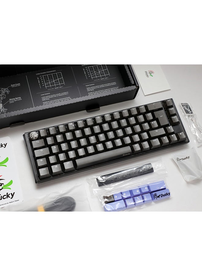 Ducky One 3 Aura SF 65% Mechanical Gaming Keyboard Black Cherry Red Switch - Image 4