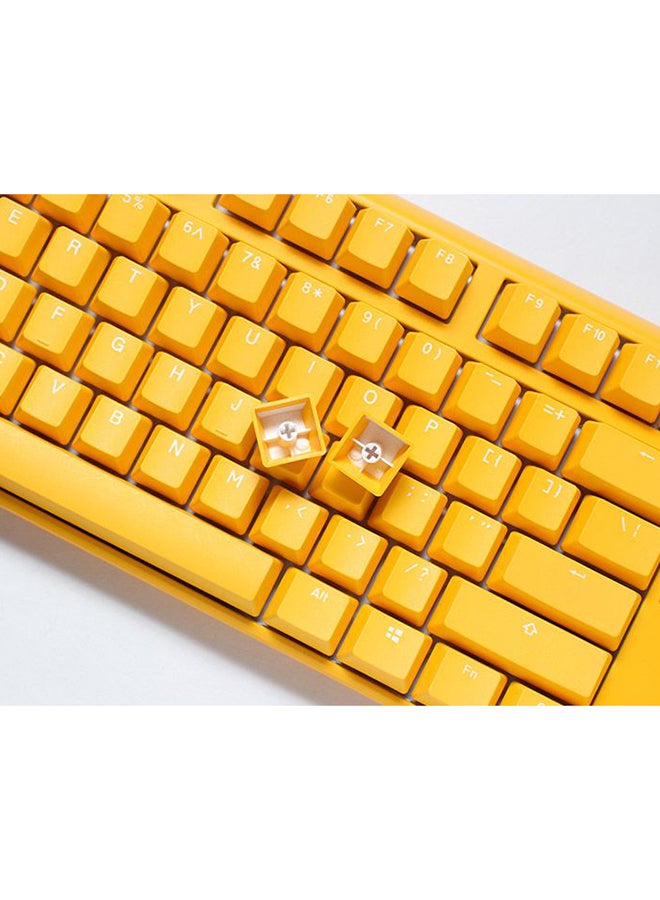 داكي Ducky One 3 Yellow Ducky SF 65% Cherry Red Switch  - Image 2