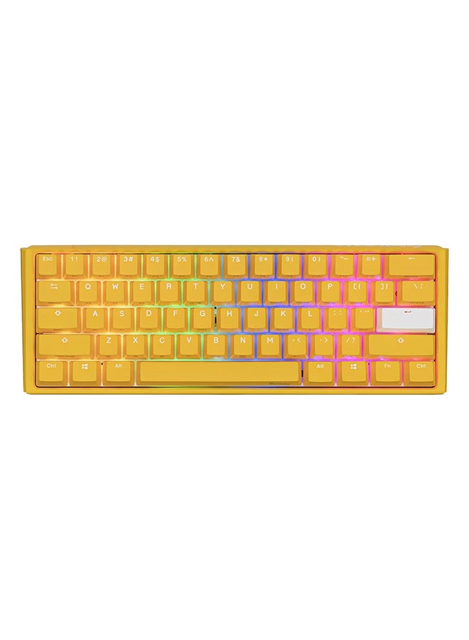 داكي Ducky One 3 Yellow Ducky Mini 60% Cherry Blue Switch  - Image 1