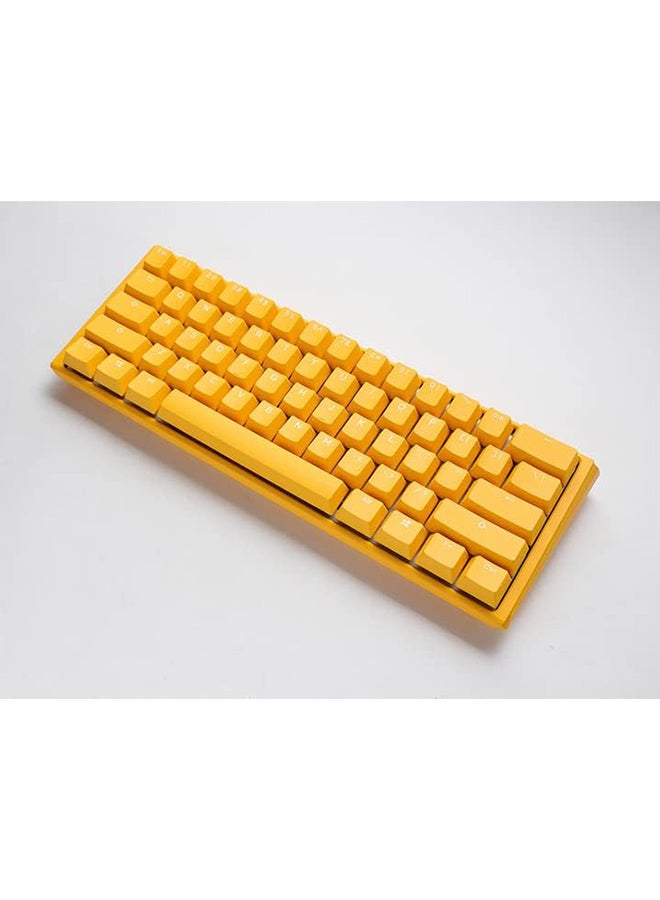 داكي Ducky One 3 Yellow Ducky Mini 60% Cherry Blue Switch  - Image 2